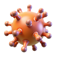 rare rustic A levitating, abstract virus with spiky protrusions. NO BACKGROUND with Transparent Background. top-tier png
