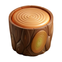 mysterious extraordinary Cross-section of a tree trunk NO BACKGROUND with Transparent Background. perfect clarity png