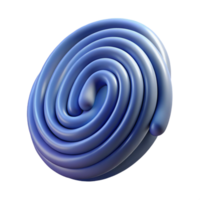 radiant futuristic A single, stylized fingerprint with unique swirls. NO BACKGROUND with Transparent Background. ultra HD png