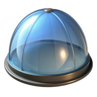 vibrant unforgettable Skylight, dome-shaped, glass, NO BACKGROUND with Transparent Background. png