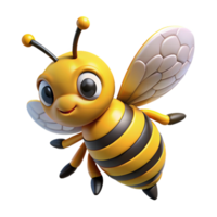 spectacular dynamic modern A buzzing honeybee NO BACKGROUND with Transparent Background. museum quality png