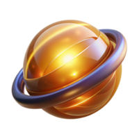 wonderful playful surreal A single, glowing orb of energy, swirling with magic. NO BACKGROUND with Transparent Background. detailed png