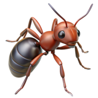 wonderful art deco A close-up of an ant NO BACKGROUND with Transparent Background. top-tier png