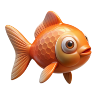 serene unforgettable A Goldfish. NO BACKGROUND with Transparent Background. png