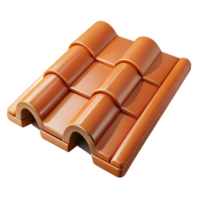 pristine memorable Roof tile NO BACKGROUND with Transparent Background. png