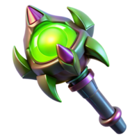 mesmerizing ethereal geometric Alien weapon with organic design and glowing energy source NO BACKGROUND with Transparent Transparent Background. artisan png
