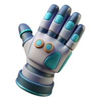 notable avant-garde Futuristic spacesuit glove with articulated fingers NO BACKGROUND with Transparent Background. precision png