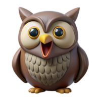 striking memorable A screeching owl, NO BACKGROUND with Transparent Background. png