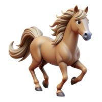 splendid mysterious geometric A galloping horse with flowing mane. NO BACKGROUND with Transparent Background. genuine png