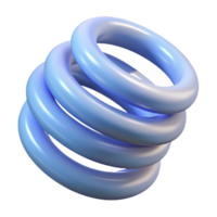 remarquable moderne une Célibataire printemps, enroulé fermement. non Contexte avec transparent Contexte. sans faille png