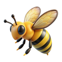 reflective exquisite A close-up of a bee collecting pollen, NO BACKGROUND with Transparent Background. impeccable png