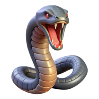 radiant bold rustic A hissing cobra NO BACKGROUND with Transparent Background. top-tier png