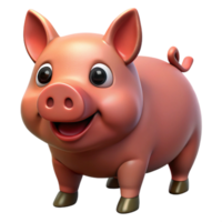 remarkable bohemian A grunting pig, NO BACKGROUND with Transparent Background. crisp png