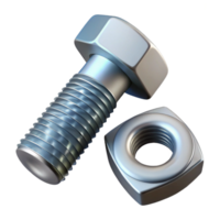 immaculate contemporary A bolt and nut, NO BACKGROUND with Transparent Background. handcrafted png