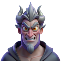 pristine romantic minimalist Hades, God of the Underworld, stern expression, NO BACKGROUND with Transparent Background. gallery standard png