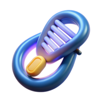 sought-after bohemian Genetic modification device, handheld, glowing DNA helix, NO BACKGROUND with Transparent Background. professional png