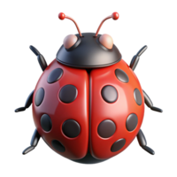 standout modern A portrait of a ladybug NO BACKGROUND with Transparent Background. authentic png