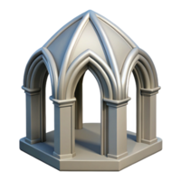 mesmerizing tranquil modern Sketch of a groin vault NO BACKGROUND with Transparent Background. studio quality png