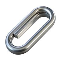 magnificent exceptional A single staple, metallic and unbent. NO BACKGROUND with Transparent Background. png