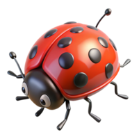 serene coveted A crawling ladybug NO BACKGROUND with Transparent Background. png