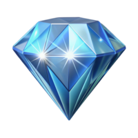 glorious calm geometric A single, perfect diamond, sparkling brilliantly. NO BACKGROUND with Transparent Background. top-tier png