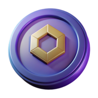 radiant rare NFT digital art token, NO BACKGROUND with Transparent Background. png