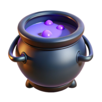 glorious bold bohemian A single, bubbling cauldron, filled with a mysterious potion. NO BACKGROUND with Transparent Background. elite png