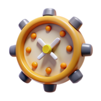sought-after minimalist A stylized clock face with abstract hands. NO BACKGROUND with Transparent Background. masterfully captured png