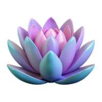 pristine standout Lotus flower, Buddhist symbol of purity, NO BACKGROUND with Transparent Background. png