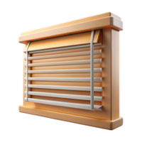 tranquil wonderful Modern window blind, slatted design, NO BACKGROUND with Transparent Background. premium png