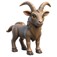 reflective breathtaking Satyr, mythical creature, goat-like, NO BACKGROUND with Transparent Background. detailed png