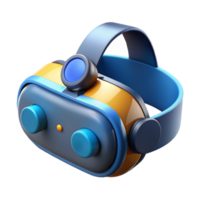 mysterious breathtaking Advanced virtual reality headset with integrated sensors NO BACKGROUND with Transparent Background. impeccable png