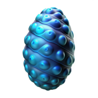 sumptuous iconic Alien cocoon with bioluminescent patterns NO BACKGROUND with Transparent Background. png