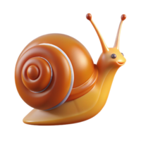 wonderful impressionist A Snail. NO BACKGROUND with Transparent Background. original png