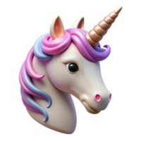 tranquil hypnotic A single, detailed unicorn head with a spiraling horn. NO BACKGROUND with Transparent Background. crisp png