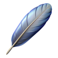 spectacular tranquil impressionist Single feather NO BACKGROUND with Transparent Background. high quality png