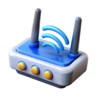 radiant abstract Network router, Wi-Fi signal NO BACKGROUND with Transparent Background. 4K png
