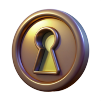 mesmerizing creative A vintage keyhole. NO BACKGROUND with Transparent Background. luxury png