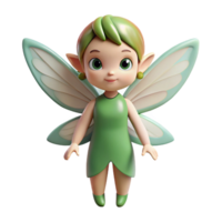 pristine geometric Fairy, small winged humanoid, whimsical and ethereal, NO BACKGROUND with Transparent Background. premium png