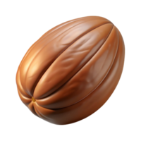 majestic dynamic tropical Pecan nut in shell NO BACKGROUND with Transparent Background. perfect clarity png