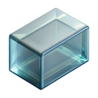gorgeous distinguished Glass brick, transparent texture, NO BACKGROUND with Transparent Background. png