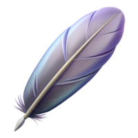 serene inspired Single feather NO BACKGROUND with Transparent Background. png