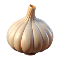 majestic rustic One garlic bulb NO BACKGROUND with Transparent Background. ultra HD png