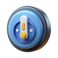 picturesque energetic classic Smart thermostat, temperature control NO BACKGROUND with Transparent Background. artisan png