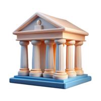 reflective sumptuous Greek temple pediment, sculptures, NO BACKGROUND with Transparent Background. expertly shot png