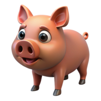 notable minimalist A grunting pig, NO BACKGROUND with Transparent Background. premium png