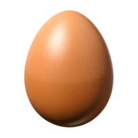 gorgeous inspired A single, brown egg, NO BACKGROUND with Transparent Background. png