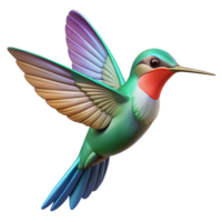 remarkable avant-garde A hummingbird in mid-flight, NO BACKGROUND with Transparent Background. genuine png