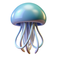 immaculate bohemian A jellyfish, NO BACKGROUND with Transparent Background. 8K png