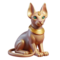 reflective elegant A realistic rendering of a sphinx, posing riddles. NO BACKGROUND with Transparent Background. ultra HD png